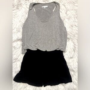 Luxury Drew oversized onepiece romper shorts small oversized sports chic